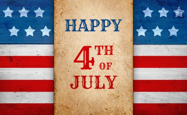 Fourth of July patriotic american background