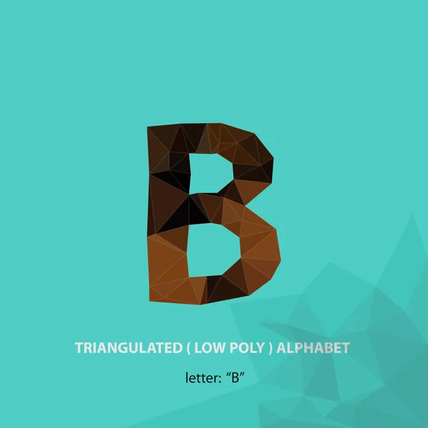 Alphabet letter " B " — Stock Vector