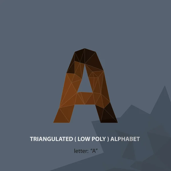 Alphabet letter " A " — Stock Vector