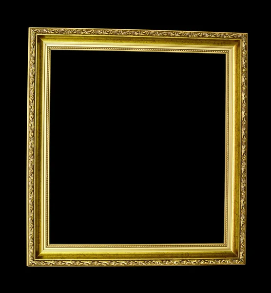 Gilded frame on white background isolate — Stock Photo, Image