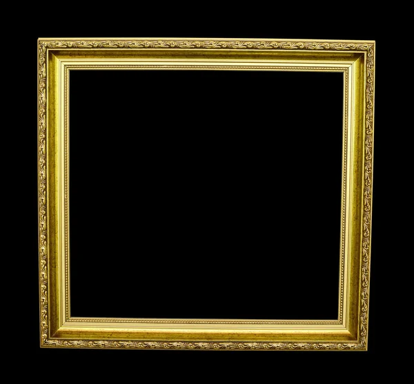 Gilded frame on white background isolate — Stock Photo, Image