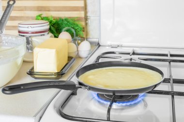 Krep kahvaltı yemek