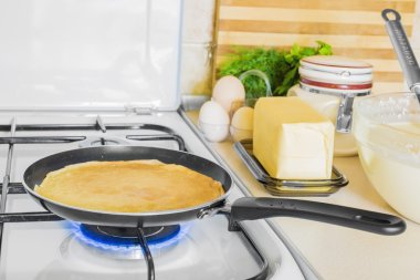 Krep kahvaltı yemek