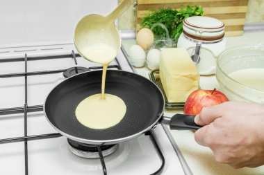 Krep kahvaltı yemek