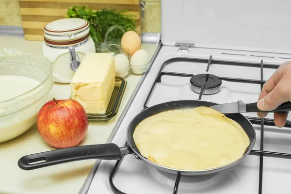 Krep kahvaltı yemek