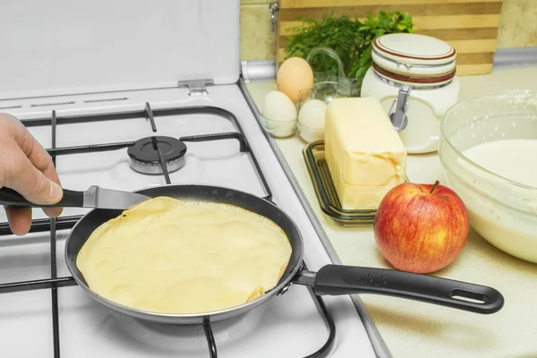 Krep kahvaltı yemek
