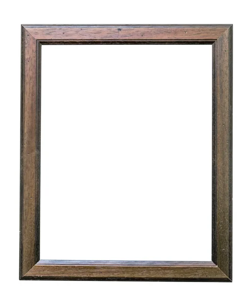 Gilded frame on white background isolate — Stock Photo, Image