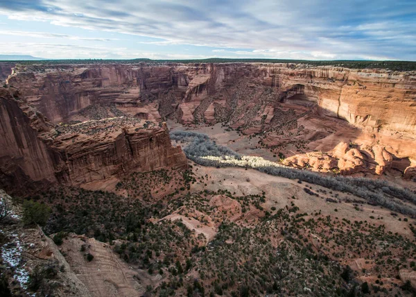 Canyon Chelly National Monument Solnedgången Arizona — Stockfoto