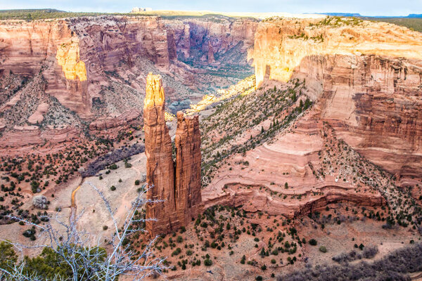 Canyon de Chelly National Monument during Sunset, Arizona