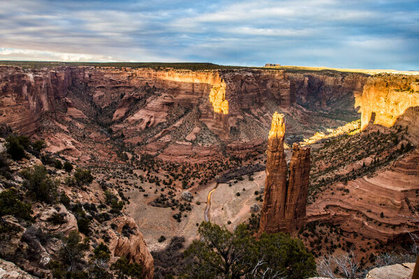 Canyon de Chelly National Monument during Sunset, Arizona