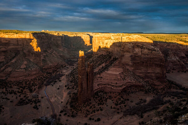 Canyon de Chelly National Monument during Sunset, Arizona
