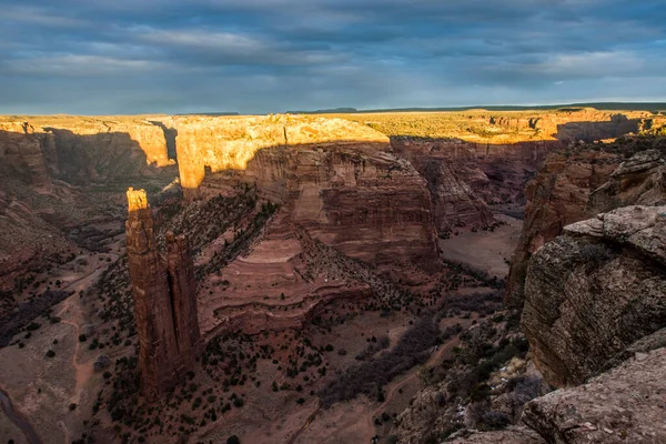 Canyon Chelly National Monument Solnedgången Arizona — Stockfoto