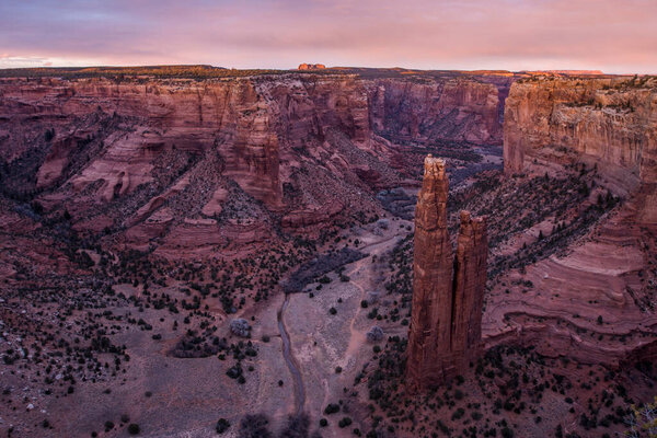 Canyon de Chelly National Monument during Sunset, Arizona