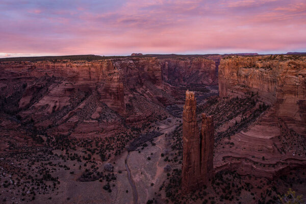 Canyon de Chelly National Monument during Sunset, Arizona