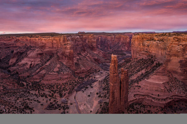 Canyon de Chelly National Monument during Sunset, Arizona