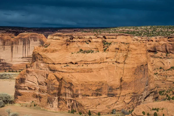 Canyon Chelly National Monument Solnedgången Arizona — Stockfoto