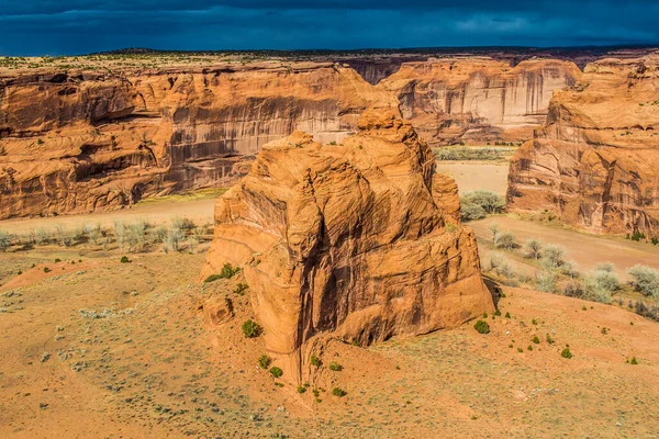 Canyon Chelly National Monument Solnedgången Arizona — Stockfoto