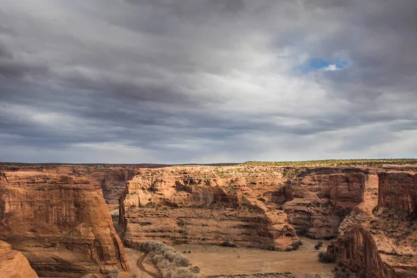 Canyon Chelly National Monument Solnedgången Arizona — Stockfoto