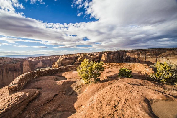 Canyon Chelly National Monument Solnedgången Arizona — Stockfoto