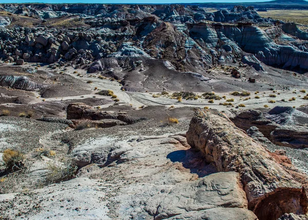 Nationalpark versteinerter Wälder in Arizonas Wüste — Stockfoto