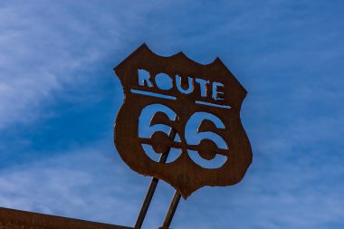 Mojave Çölü 'nde 66. Yol.