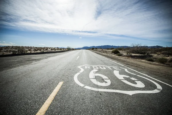 Route Poušti Mojave — Stock fotografie