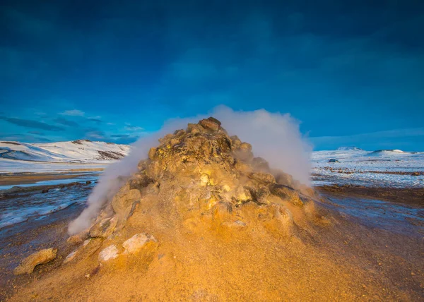 Hverir Myvatn Winter Island — Stockfoto