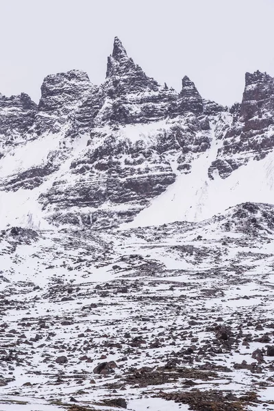 Berge Norden Islands Winter — Stockfoto