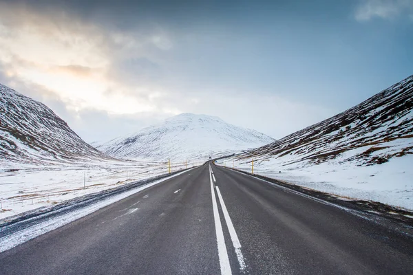 Berge Norden Islands Winter — Stockfoto