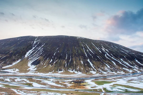Montanhas Norte Islândia Durante Inverno — Fotografia de Stock
