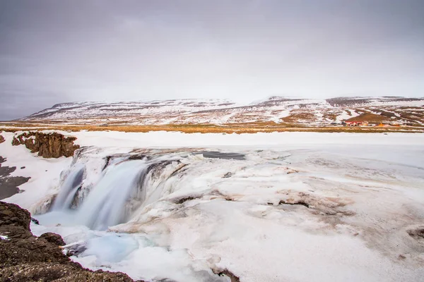 Zona Del Cañón Kolugljufur Uno Los Lugares Más Bellos Mortíferos — Foto de Stock