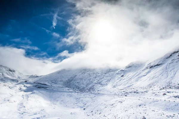 Grossglockner Montanha Mais Alta Áustria Coberta Neve — Fotografia de Stock