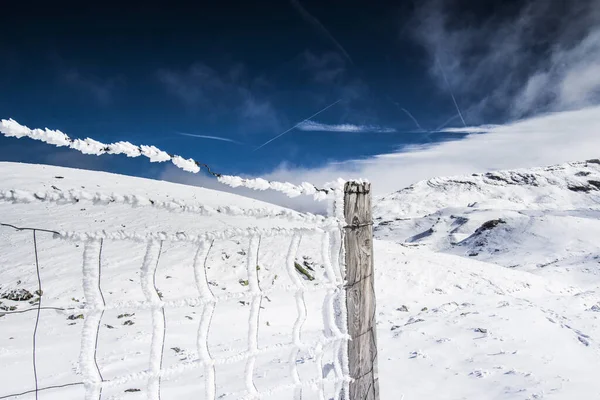 Grossglockner Montanha Mais Alta Áustria Coberta Neve — Fotografia de Stock