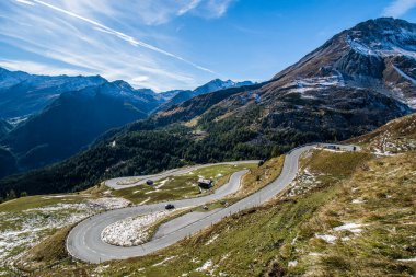 Gross Glockner Yüksek Alp Yolu Avusturya.