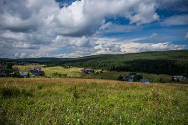 Çek Cumhuriyeti 'ndeki Jizera Dağı.