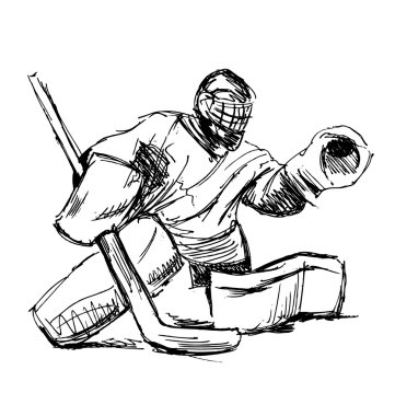 El kroki hokeyi kaleci