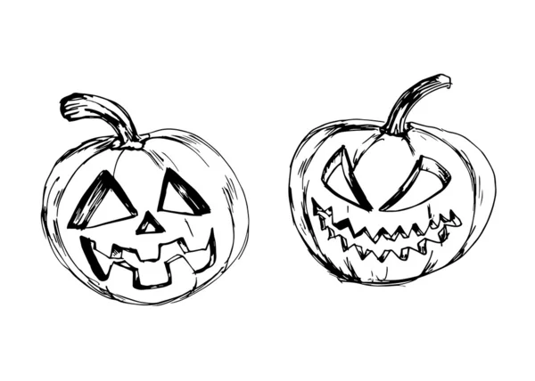 Citrouilles d'Halloween — Image vectorielle