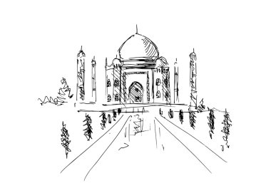 El kroki taj mahal