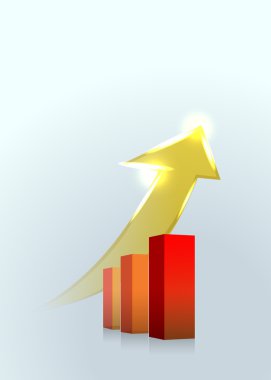 Grafiğin vektör illüstrasyonu
