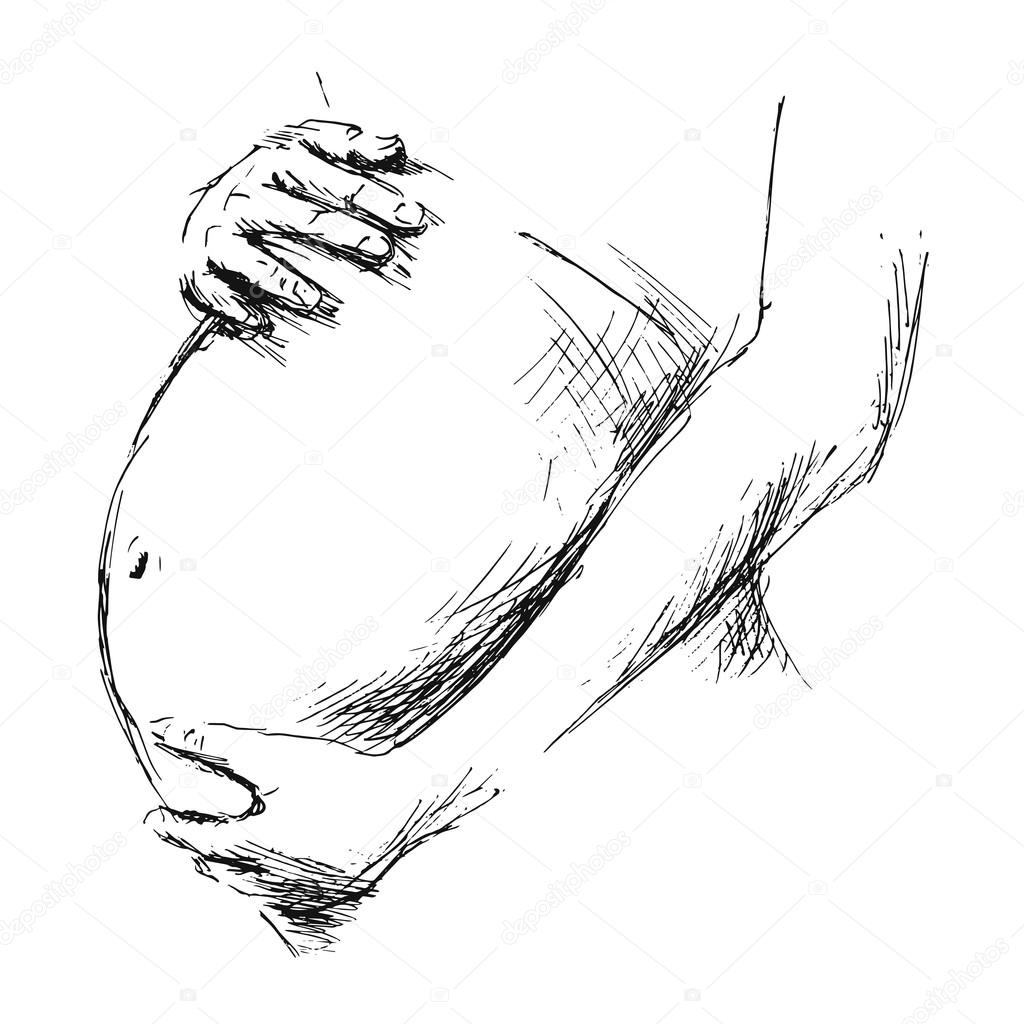 Pregnant Belly Hands: Over 7,277 Royalty-Free Licensable Stock  Illustrations & Drawings