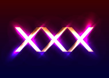 Işık efektleri ile XXX