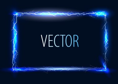 Vector electric frame clipart