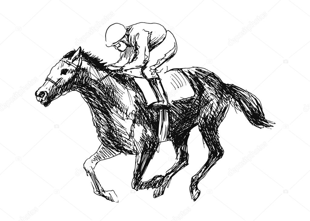Rider with a horse