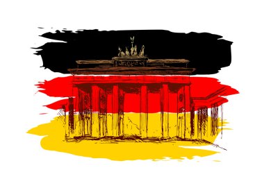 Vektör arka plan Deutsch nedeni ile