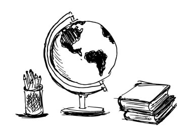 El kroki okul nesneleri