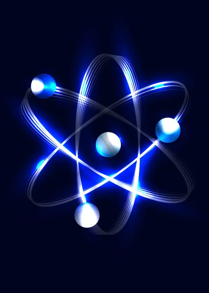 Векторный атом — стоковый вектор