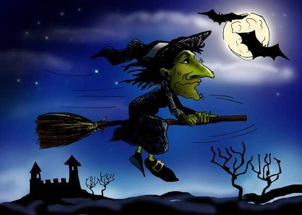 Illustration avec le thème d'Halloween — Photo