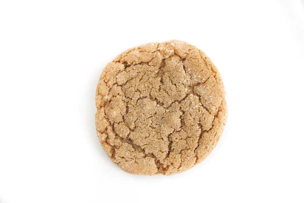 Peanut butter cookie isolated on white — Stock Photo, Image