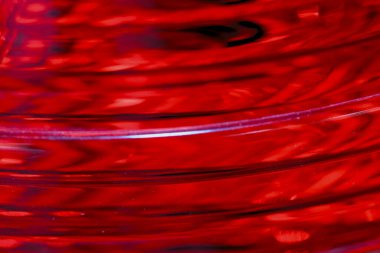 Arabanın stop lambalarından soyut görüntü.