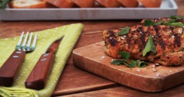 Taze barbekü ızgara domuz fileto